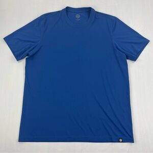 REI Co-op T Shirt Men’s L Blue Stretch Outdoors Performance Hiking Tee EXC